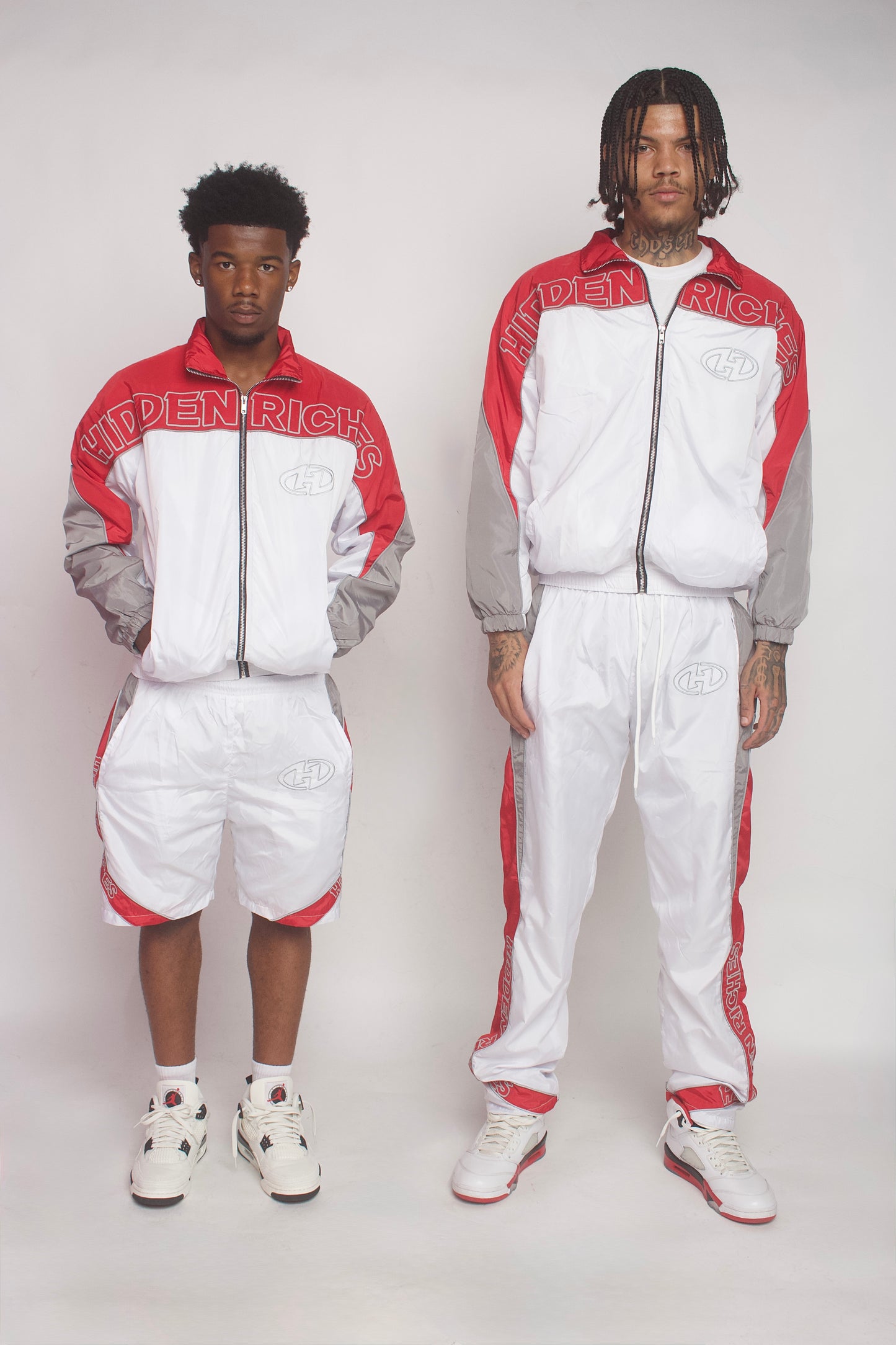 HIDDENRICHES WINDBREAKER SHORTS SETS
